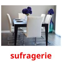 sufragerie picture flashcards