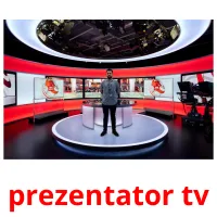 prezentator tv Bildkarteikarten