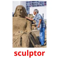 sculptor Bildkarteikarten