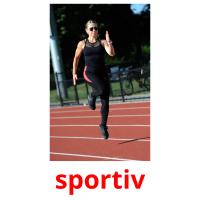 sportiv picture flashcards