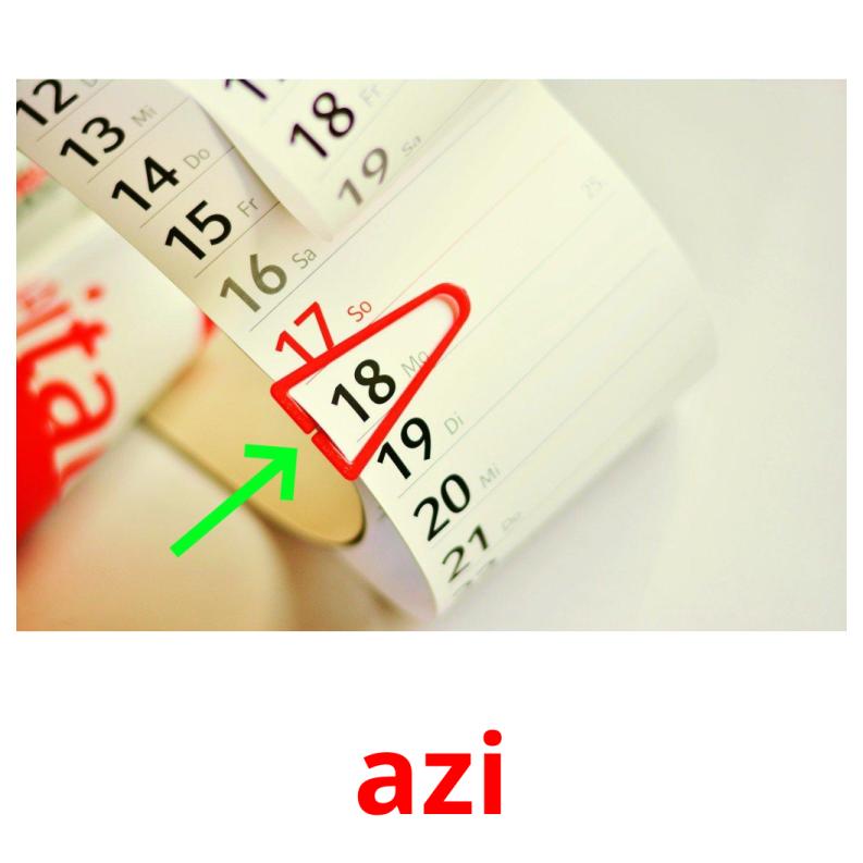 azi picture flashcards