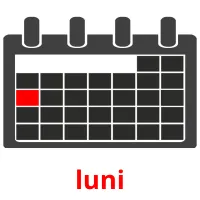 luni flashcards illustrate