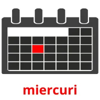 miercuri flashcards illustrate