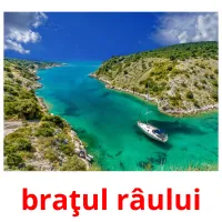 braţul râului Bildkarteikarten