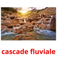 cascade fluviale flashcards illustrate