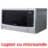 cuptor cu microunde cartões com imagens