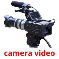 camera video flashcards illustrate