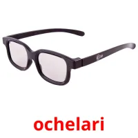 ochelari flashcards illustrate