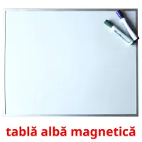 tablă albă magnetică Bildkarteikarten