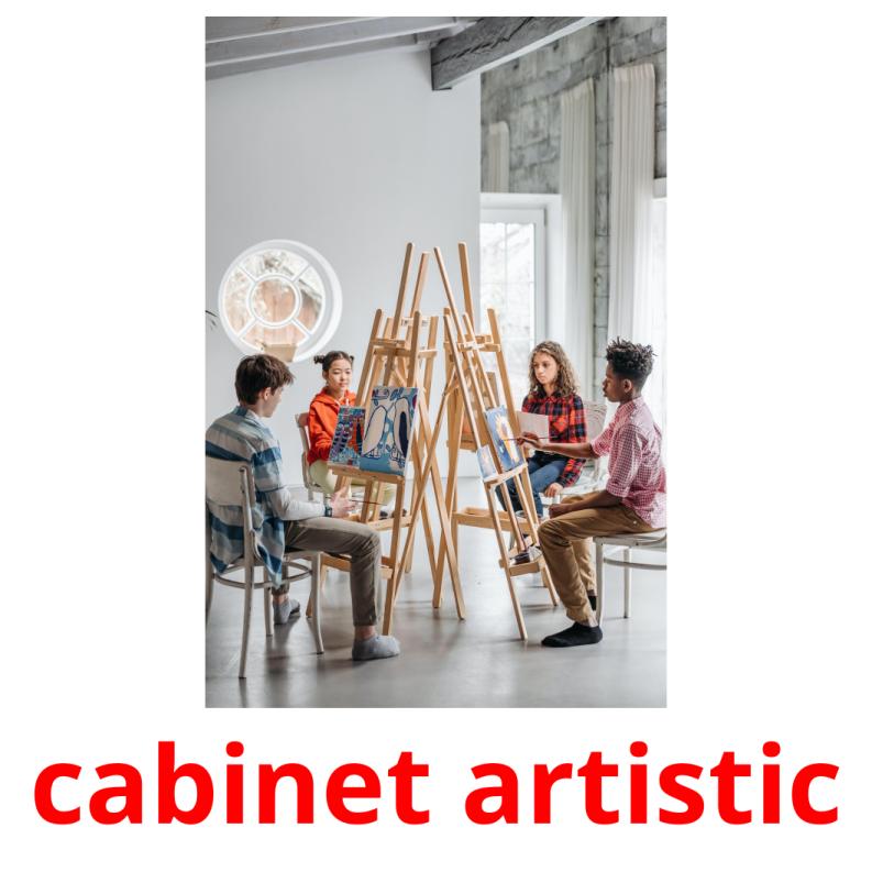 cabinet artistic picture flashcards