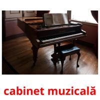 cabinet muzicală Bildkarteikarten