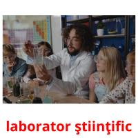 laborator ştiinţific flashcards illustrate