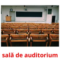 sală de auditorium Bildkarteikarten