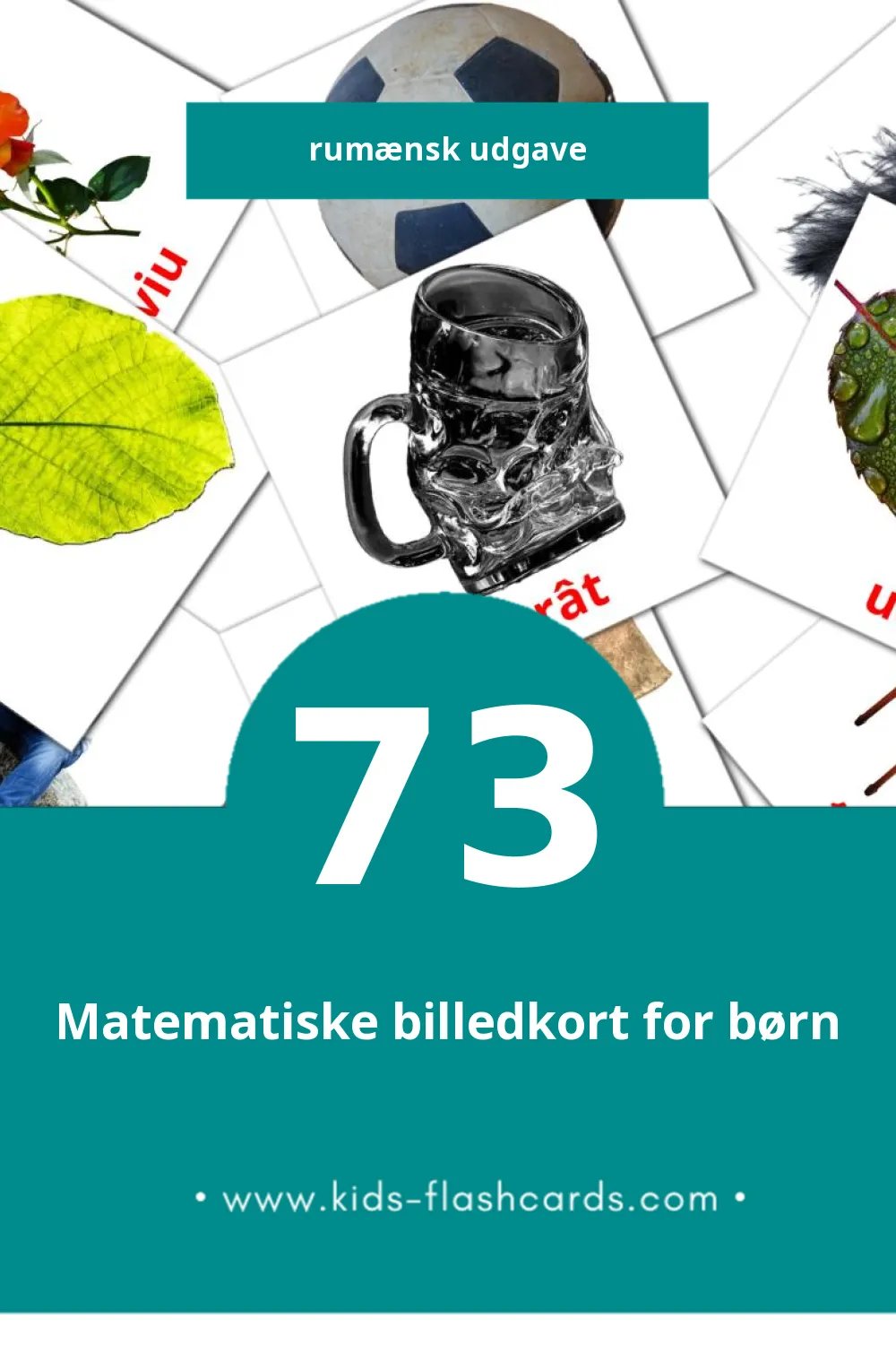 Visuelle billedkort for børn om Adjective  til småbørn (73 kort på Rumænsk)