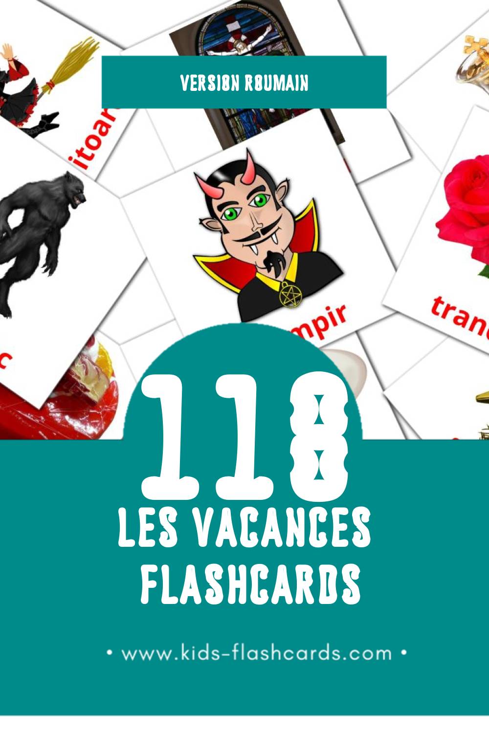 Flashcards Visual Sărbători pour les tout-petits (87 cartes en Roumain)