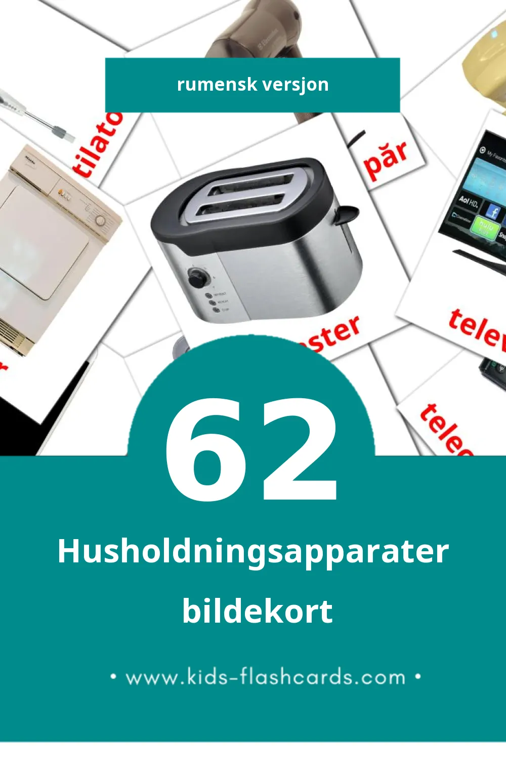 Visual Kalendārs Bildkarten für Kleinkinder (62 Karten in Rumensk)
