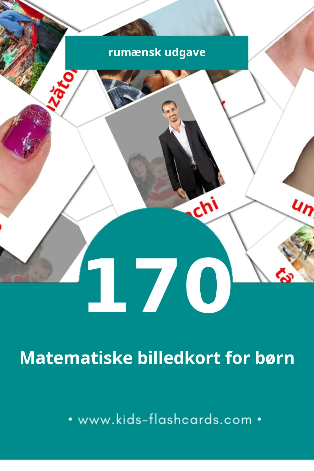 Visuelle billedkort for børn om Oameni til småbørn (170 kort på Rumænsk)