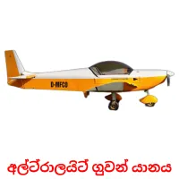 අල්ට්රාලයිට් ගුවන් යානය flashcards illustrate