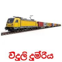 විදුලි දුම්රිය Tarjetas didacticas