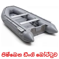 පිම්බෙන ඩිංගි බෝට්ටුව Tarjetas didacticas