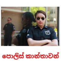 පොලිස් කාන්තාවන් Bildkarteikarten