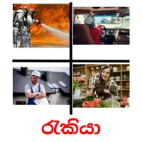 රැකියා Bildkarteikarten