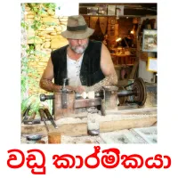 වඩු කාර්මිකයා Bildkarteikarten