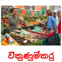 විකුණුම්කරු Bildkarteikarten