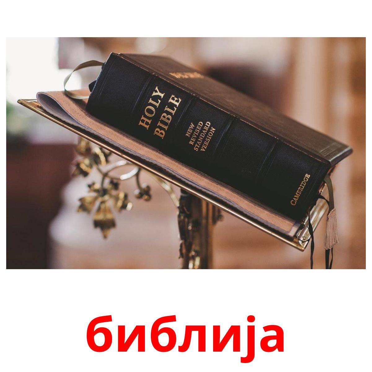 библија Bildkarten für Kinder
