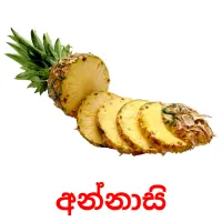 අන්නාසි picture flashcards