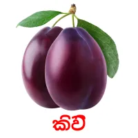 කිවි picture flashcards