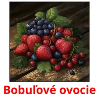 Bobuľové ovocie карточки энциклопедических знаний