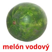 melón vodový Tarjetas didacticas