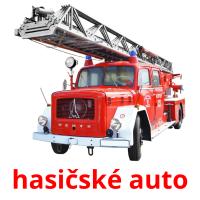 hasičské auto card for translate