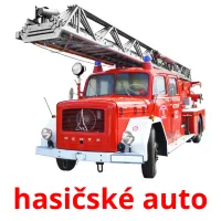 hasičské auto cartes flash