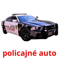 policajné auto cartes flash