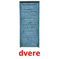 dvere Tarjetas didacticas