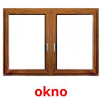 okno picture flashcards