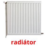 radiátor picture flashcards