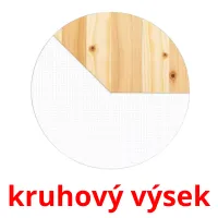 kruhový výsek flashcards illustrate