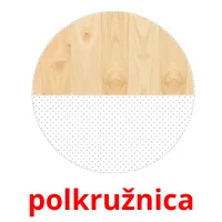 polkružnica flashcards illustrate