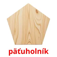 päťuholník flashcards illustrate