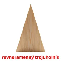 rovnoramenný trojuholník flashcards illustrate