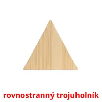 rovnostranný trojuholník flashcards illustrate