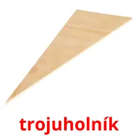 trojuholník flashcards illustrate