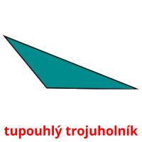 tupouhlý trojuholník card for translate