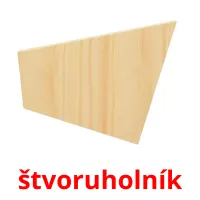 štvoruholník flashcards illustrate