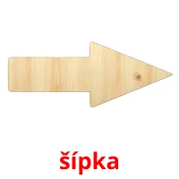 šípka flashcards illustrate