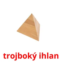 trojboký ihlan Tarjetas didacticas