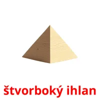 štvorboký ihlan Tarjetas didacticas